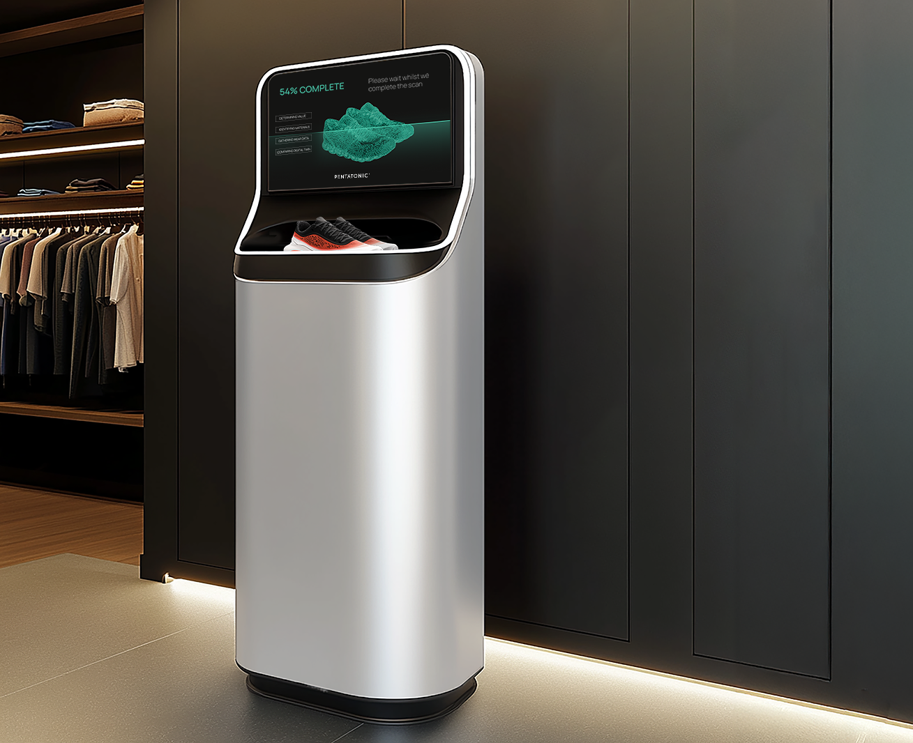 An render of the Tonic Kiosk